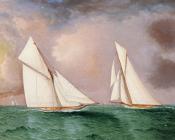 Vigilant and Valkyrie II in the 1893 America's Cup Race - 詹姆斯·E·巴特斯沃思